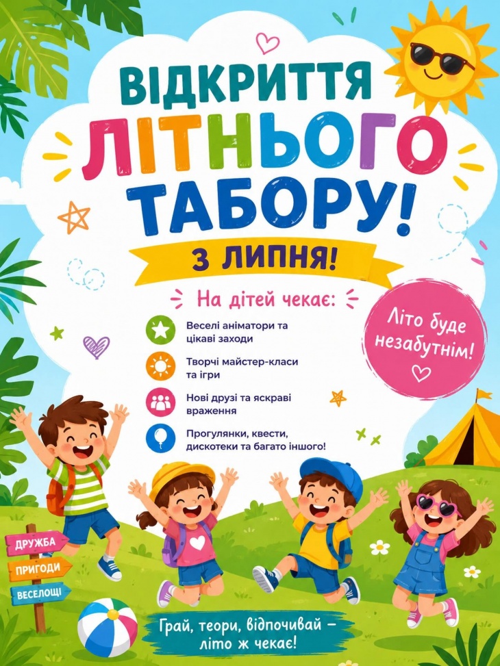 Літній денний табір "Теремок" Літній денний табір "Теремок"