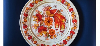 Петриковская роспись тарелки