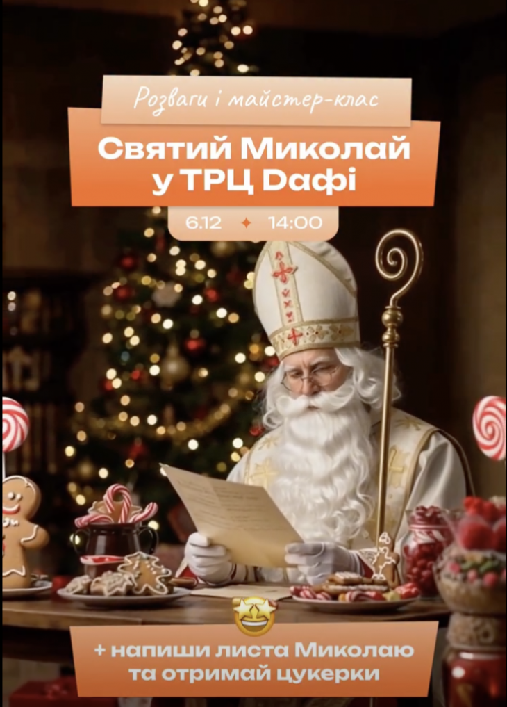 День Святого Николая в ТРЦ "Дафы"