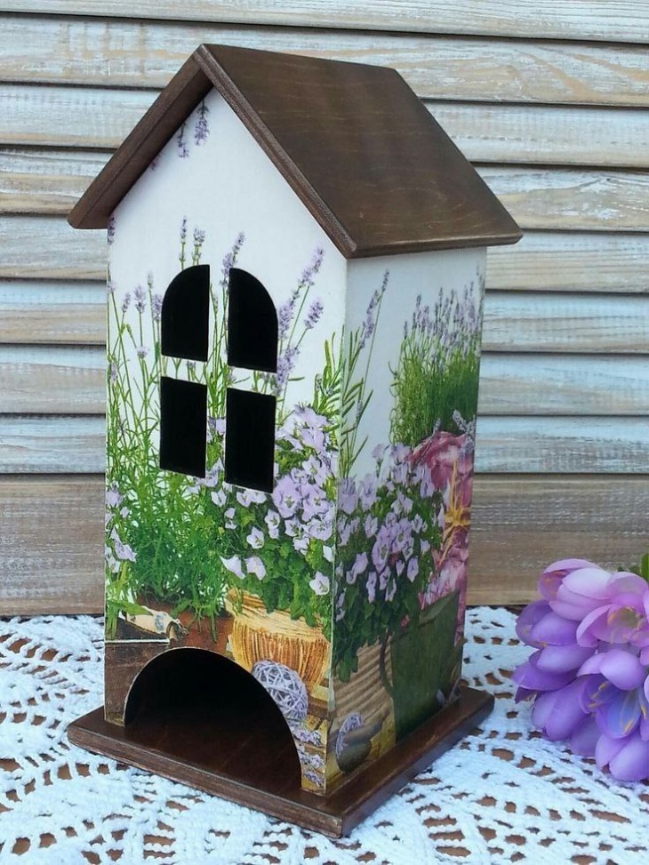 Декупаж чайного будиночка чи вічного календаря Декупаж чайного будиночка чи вічного календаря