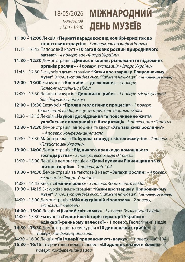 День музеїв у природничому