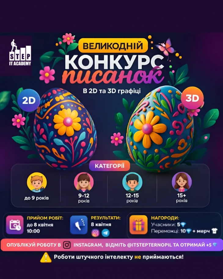 Великодній конкурс писанок в IT STEP