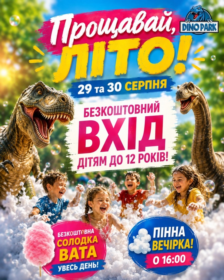 Бесплатный вход детям в Парк Динозавров Бесплатный вход детям в Парк Динозавров