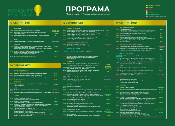 Bouquet Kyiv Stage. События для детей Bouquet Kyiv Stage. События для детей