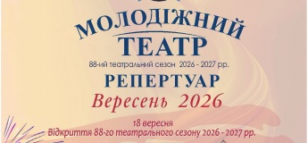 Афіша вистав для дітей у Молодіжному театрі