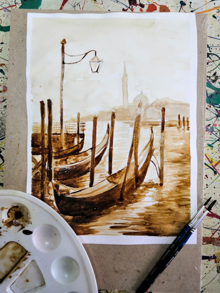 Кофейная живопись Кофейная живопись