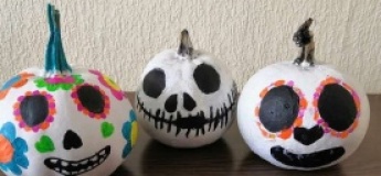 Роспись тыкв к Хэллоуину