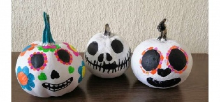 Розпис гарбузиків до Хелловіну Розпис гарбузиків до Хелловіну