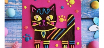 Малюнок пластиліном