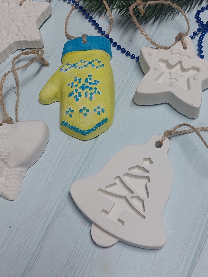 Розпис гіпсових іграшок на ялинку. Новинка!