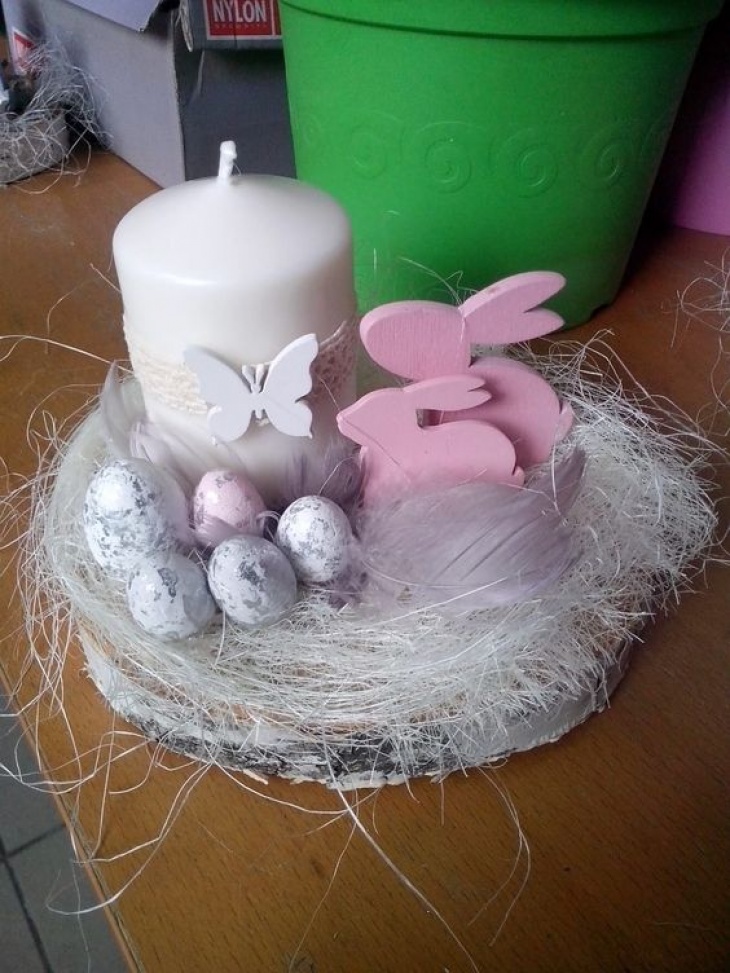 Декор Великоднього підсвічника