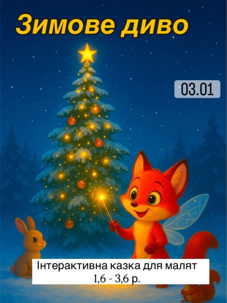 Інтерактивне казка для малят "Зимове диво"