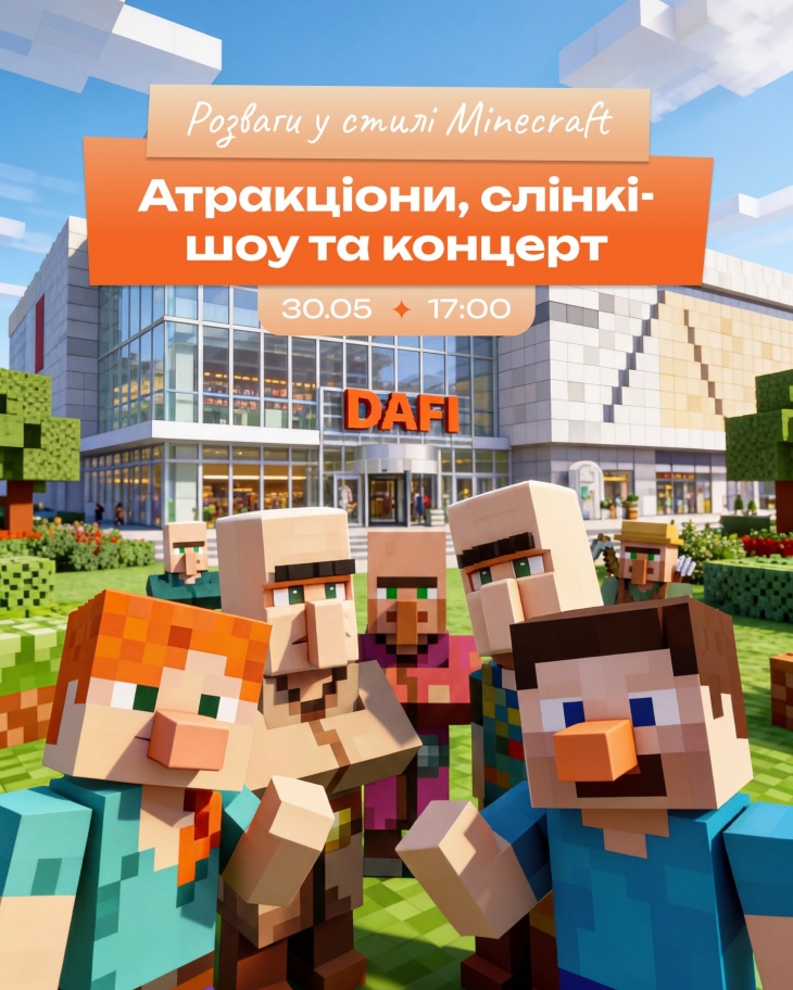 Детская программа в ТРЦ "Дафи"