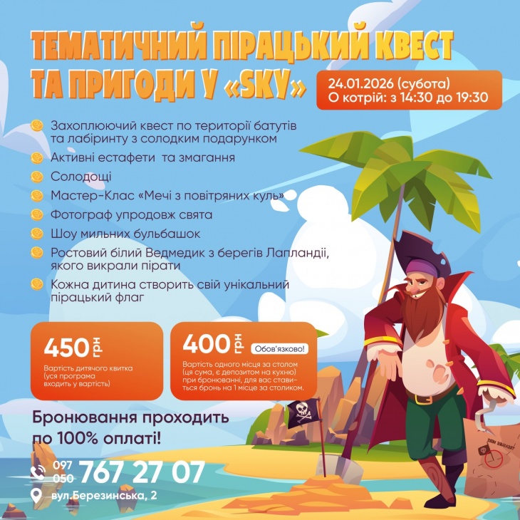 Розважальна анімація у АКВАПАРКУ «SKY»