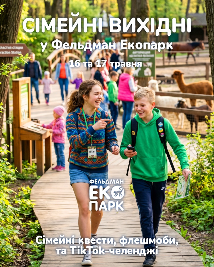 Вихідні у Фельдман Екопарк