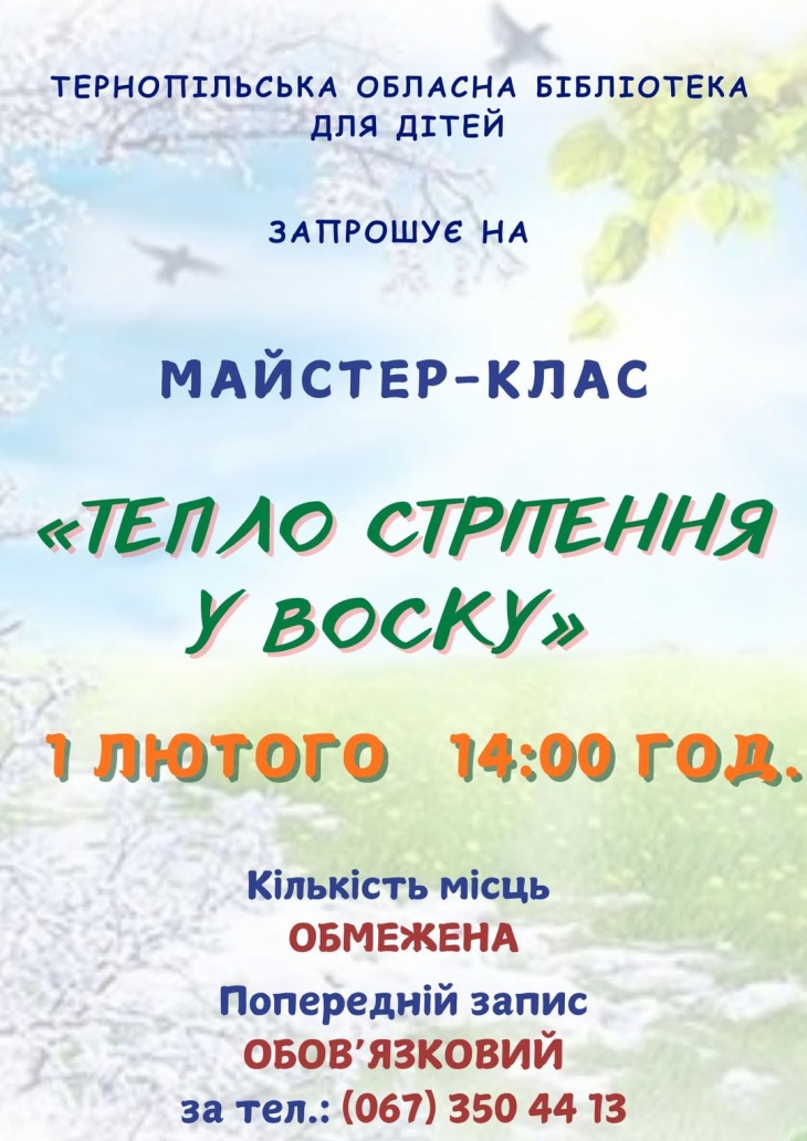 МК "Тепло стрітення у воску"