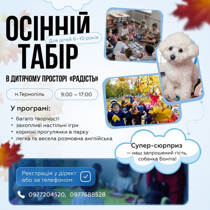 Осінній денний табір