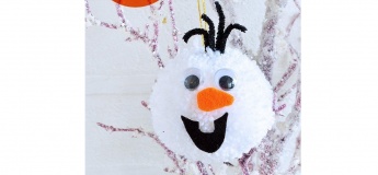 Игрушка из помпонов