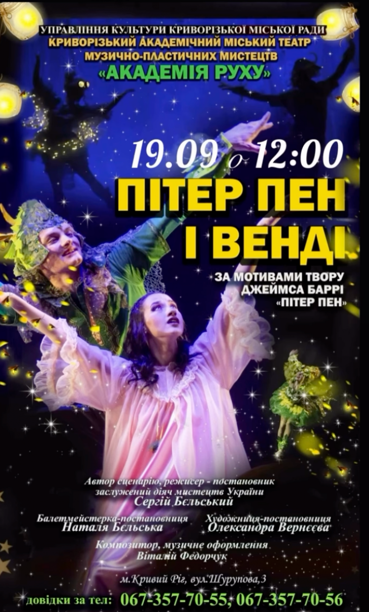 Казка «Пітер Пен і Венді»