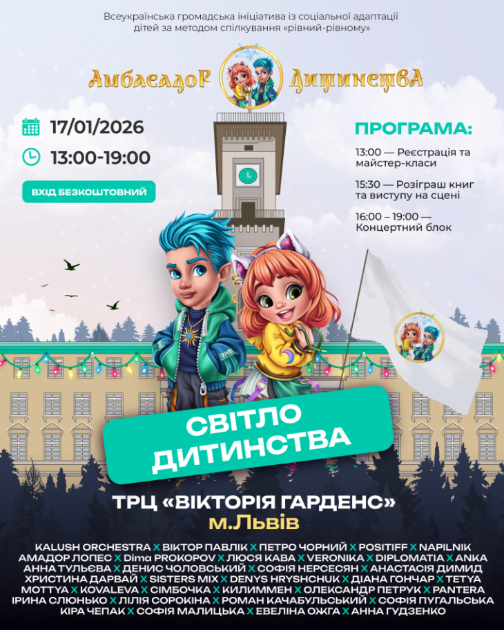 Амбасадор Дитинства у Victoria Gardens