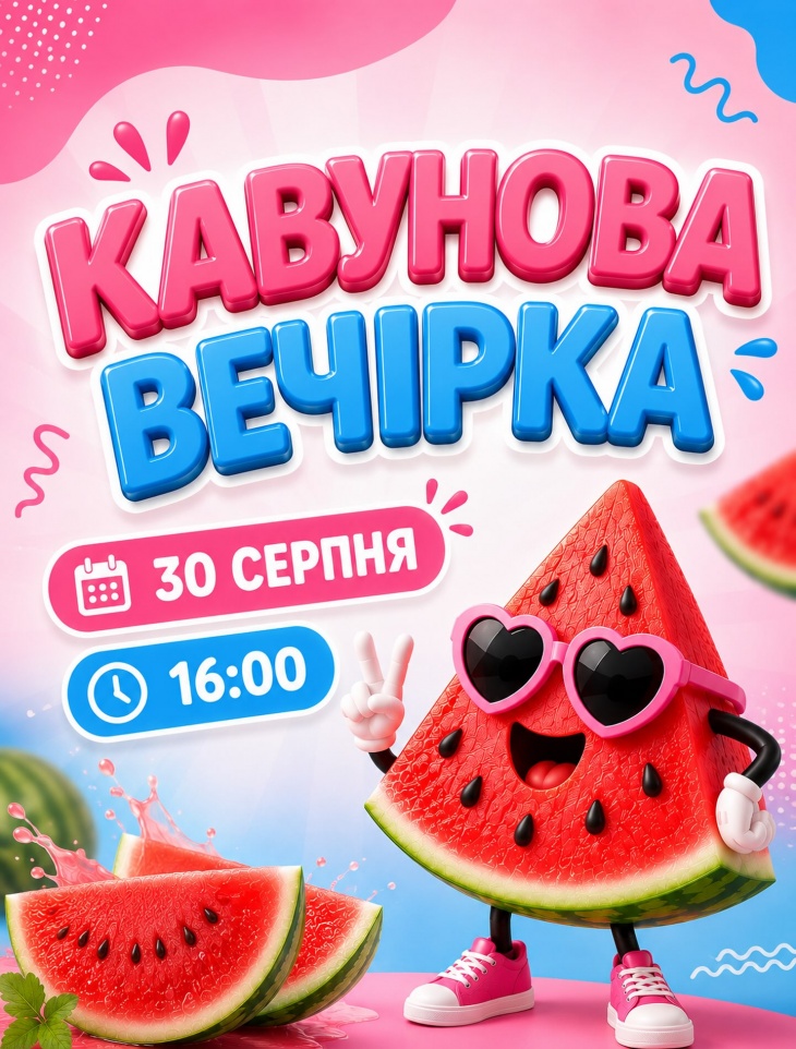 КАВУНОВА ВЕЧІРКА у Місті професій!