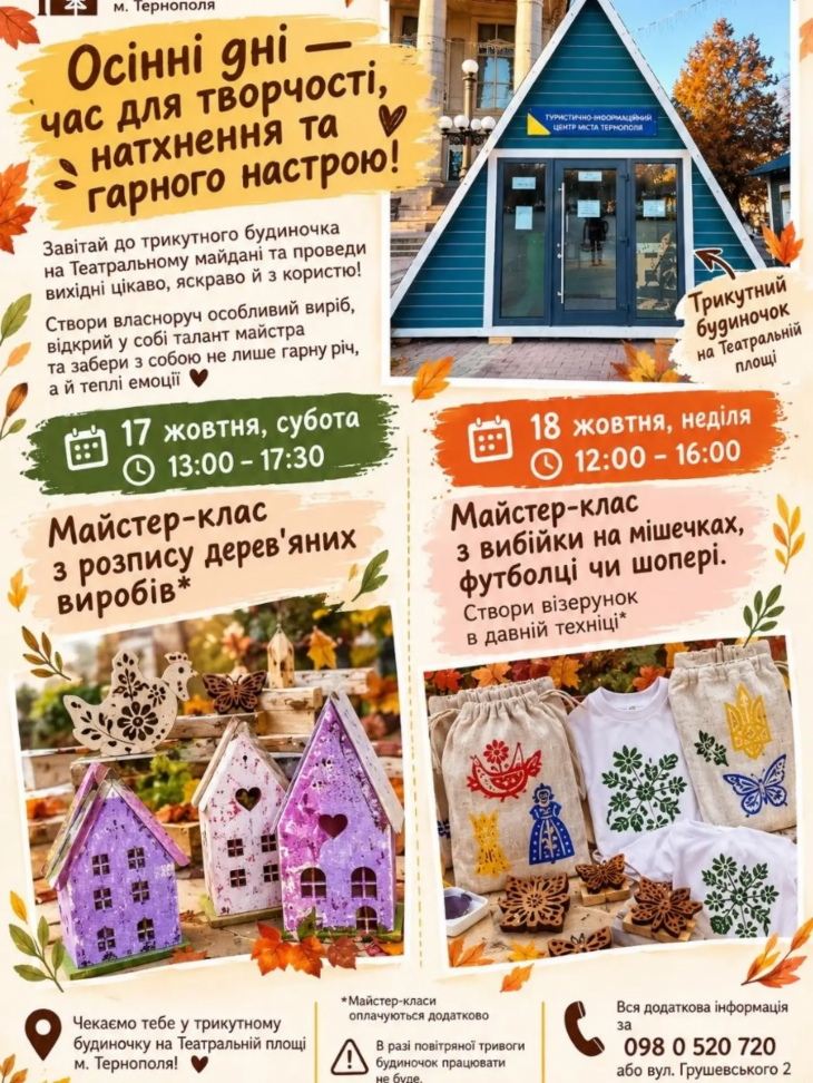 Майстер-класи для дітей