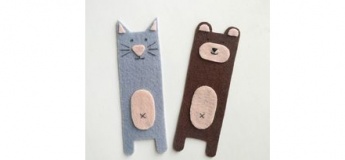 Закладка из фетра