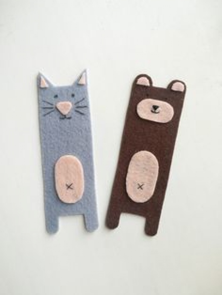 Закладка з фетру