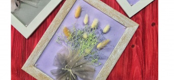 Картина із сухоцвітів