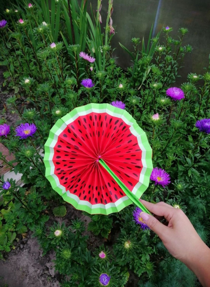 Веер "Арбуз"