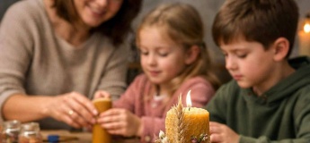 Майстер-клас зі створення Стрітенської свічки для дітей віком 9+