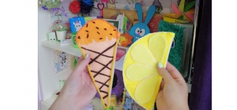 Пенал из фетра