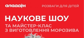 Научное шоу для детей в ТРЦ Аладдин
