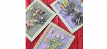 Картина из сухоцветов