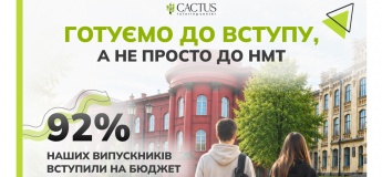 Підготовка до НМТ з навчальним центром Cactus