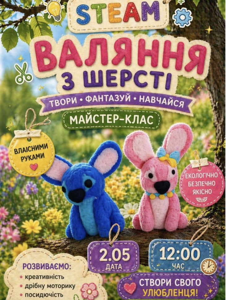 Мастер-класс «Валение из шерсти»