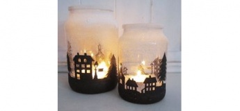 Новогодний подсвечник