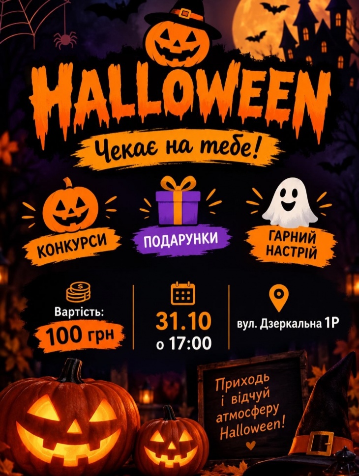 Halloween. Святкові дні з Арттериторією