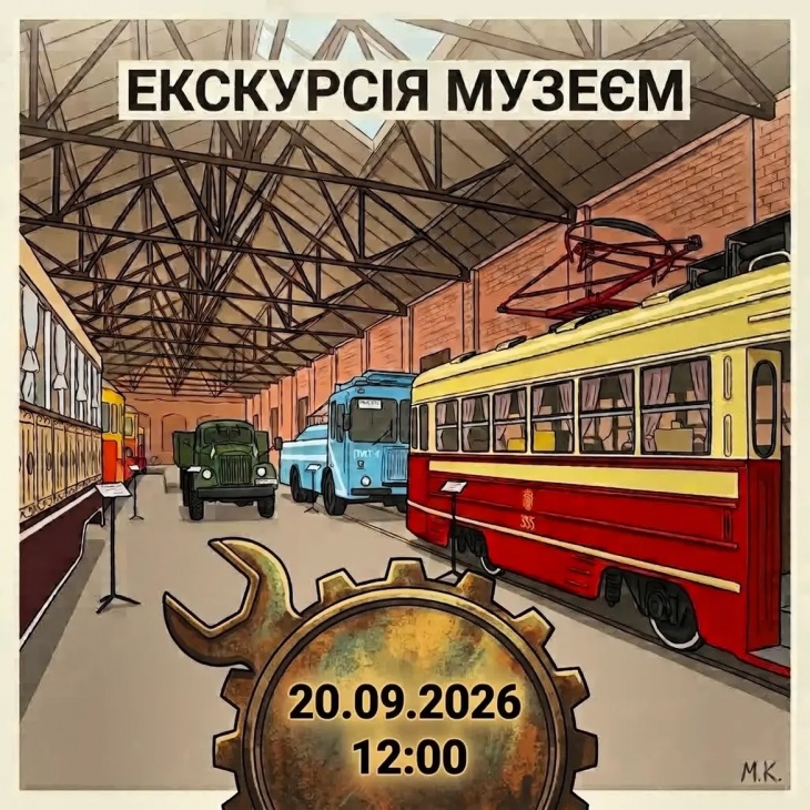 Оглядова екскурсія музеєм електротранспорту