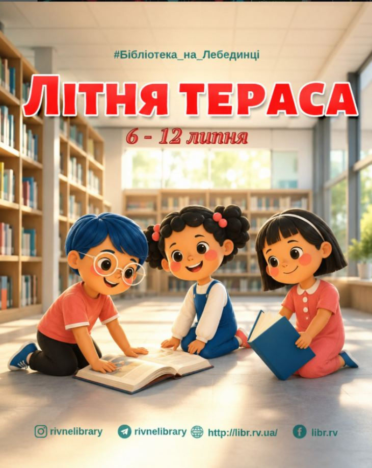 Афіша заходів Рівненської обласної бібліотеки