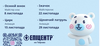 Анонс безкоштовних дитячих заходів