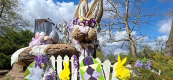 Пасхальные фотозоны в парках Днепра