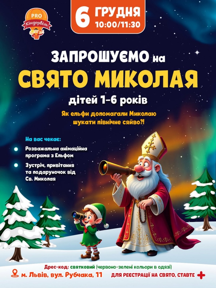 Свято Миколая в Кіндервілі Свято Миколая в Кіндервілі