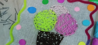 Создание картины в стиле String art