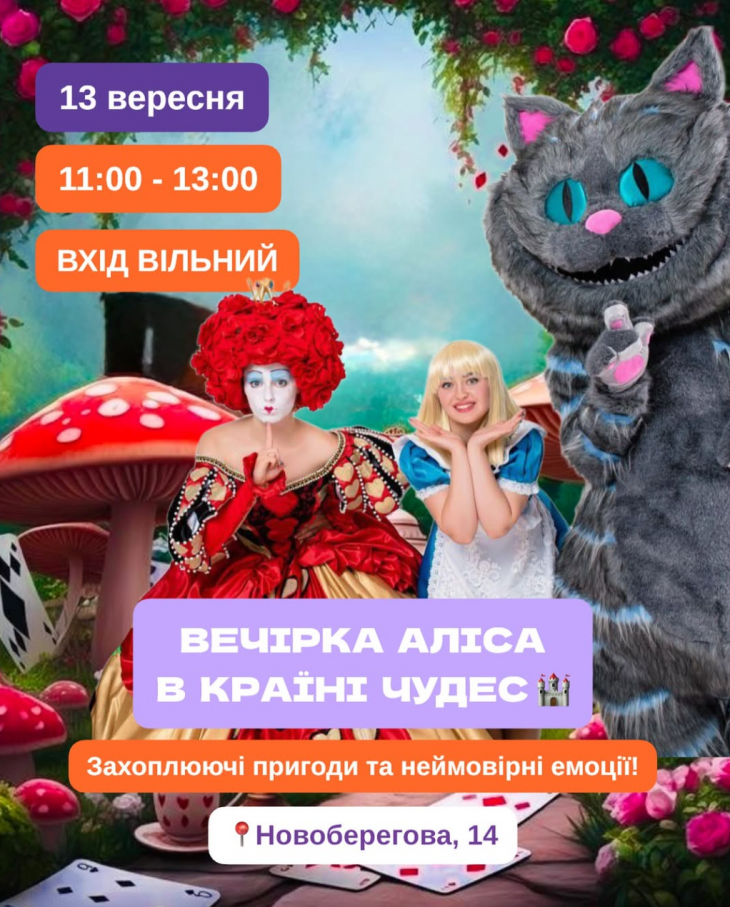 ВЕЧІРКА «АЛІСА В КРАЇНІ ЧУДЕС» ВЕЧІРКА «АЛІСА В КРАЇНІ ЧУДЕС»