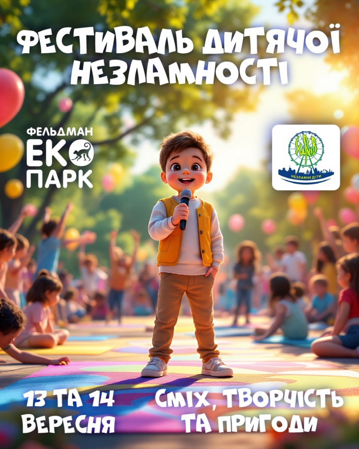 Фестиваль дитячої незламності у Фельдман Екопарк! Фестиваль дитячої незламності у Фельдман Екопарк!