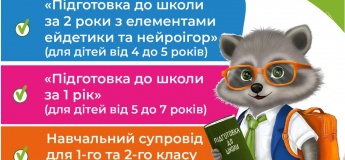 Підготовка до школи в Освітньому центі "Розумний єнот"