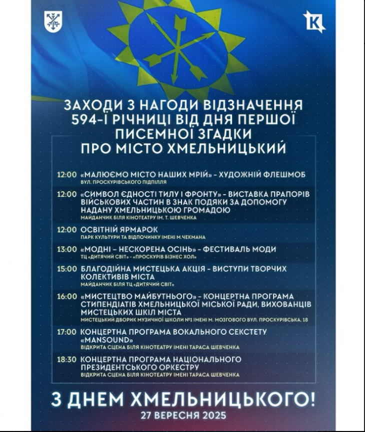 Заходи до дня міста