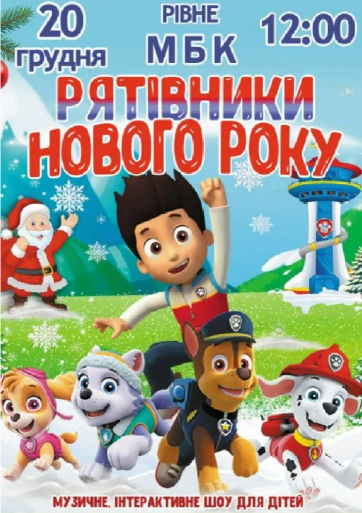 Щенячий патруль «Рятівники Нового року»