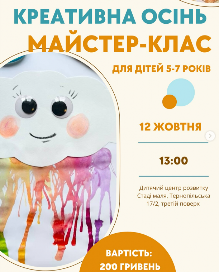 Майстер-клас для дітей Майстер-клас для дітей